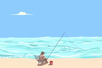 梦见别人在钓鱼什么意思插图