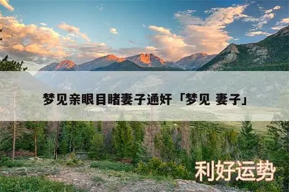梦见老婆以前 梦见老婆出轨被自己暴打插图