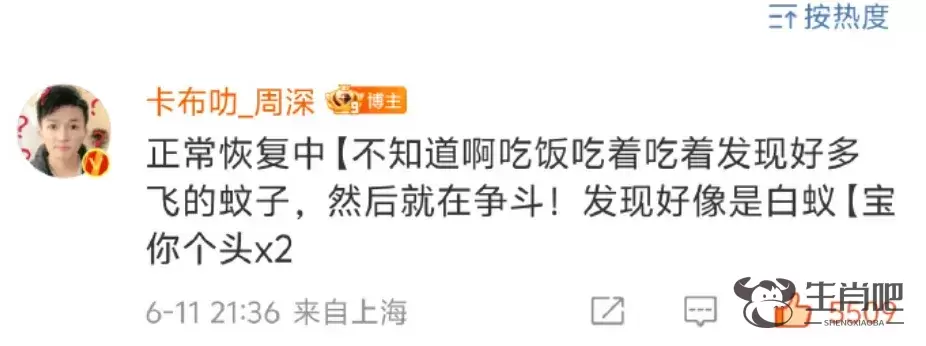 白蚁“史诗级别”大爆发？歌手周深吃饭时被吓到！最多一天收到199起求助插图1