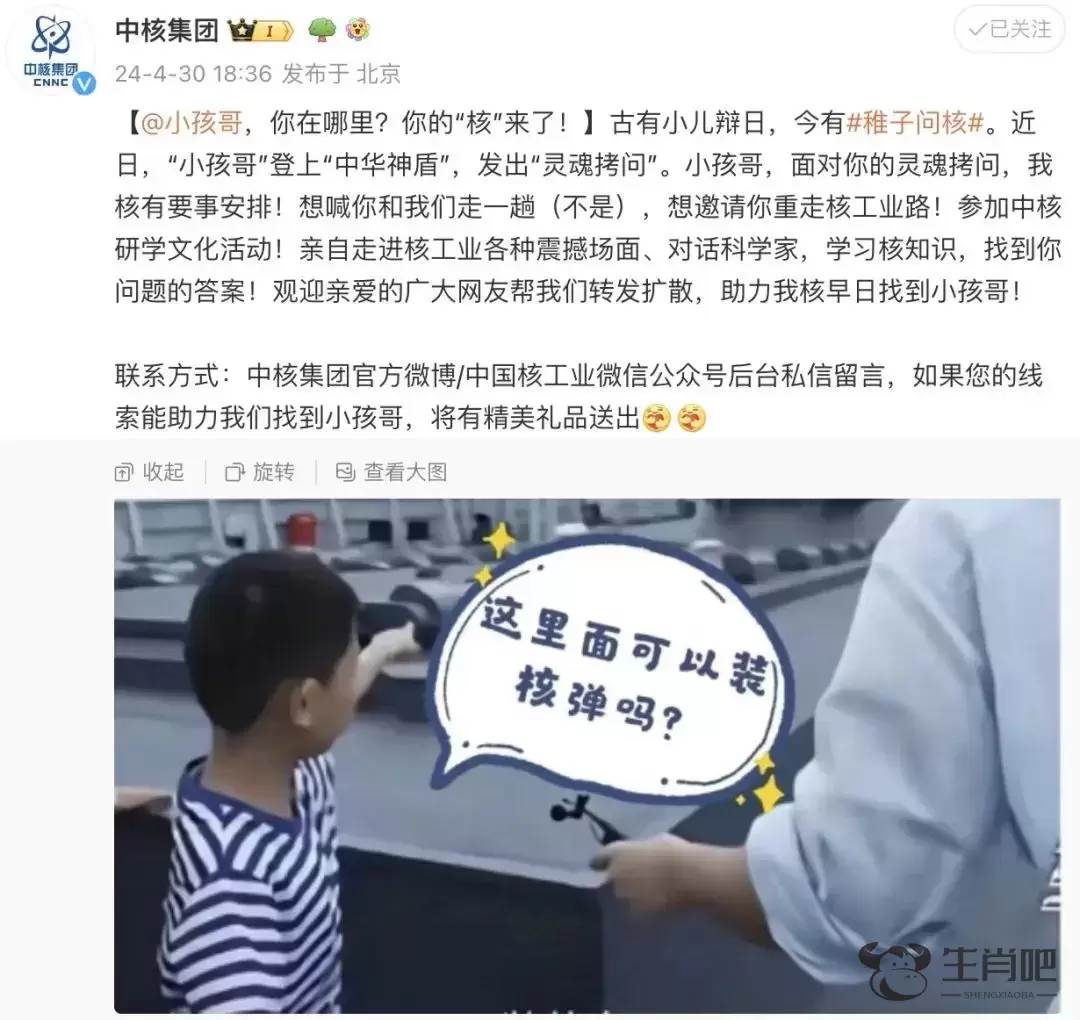 “稚子问核”后续来了！小孩哥今天“看核”插图1