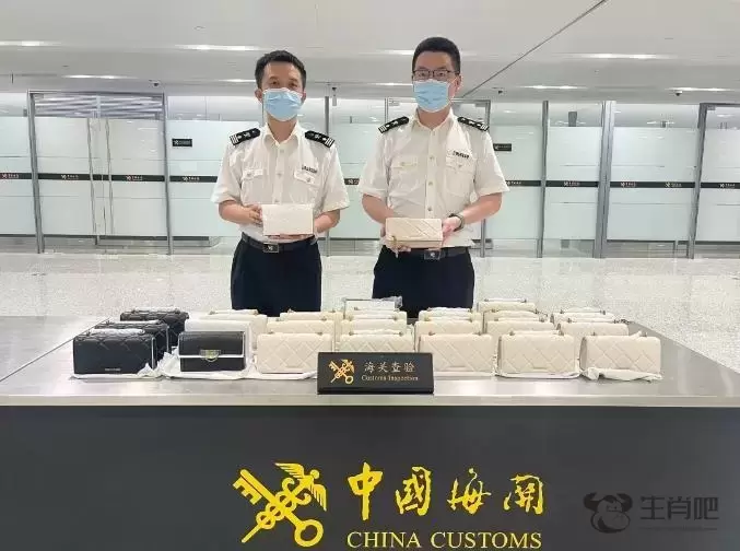 杭州萧山机场海关查获国外某品牌包装完好的手提包25个插图
