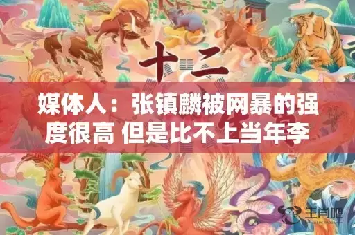 媒体人：张镇麟被网暴的强度很高 但是比不上当年李毅的大帝风波插图