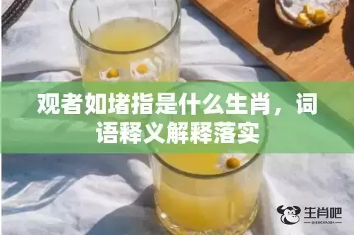 观者如堵指是什么生肖，词语释义解释落实插图
