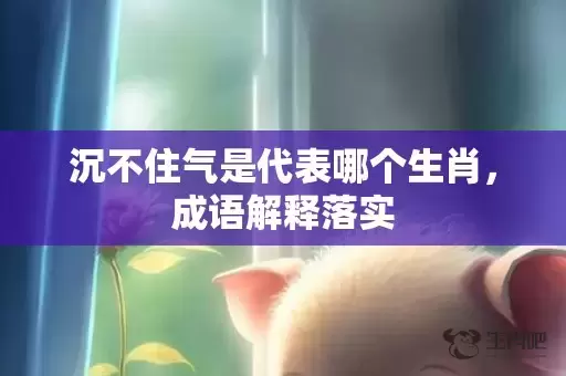 沉不住气是代表哪个生肖，成语解释落实插图