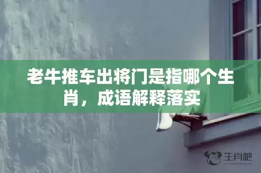 老牛推车出将门是指哪个生肖，成语解释落实插图