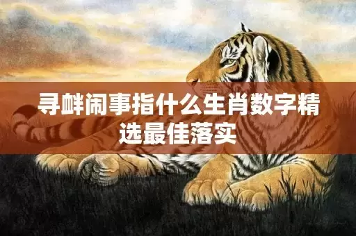 寻衅闹事指什么生肖数字精选最佳落实插图