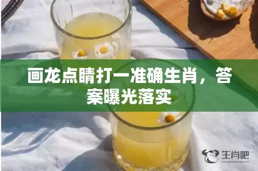 画龙点睛打一准确生肖，答案曝光落实插图