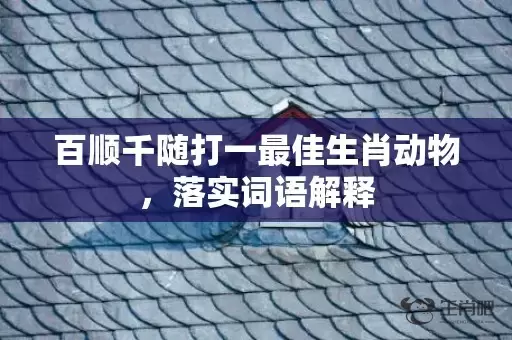 百顺千随打一最佳生肖动物，落实词语解释插图