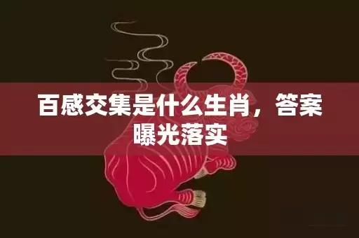 百感交集是什么生肖，答案曝光落实插图