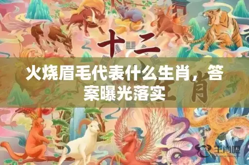 火烧眉毛代表什么生肖，答案曝光落实插图