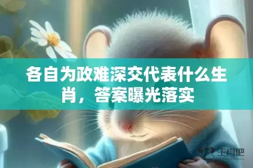 各自为政难深交代表什么生肖，答案曝光落实插图