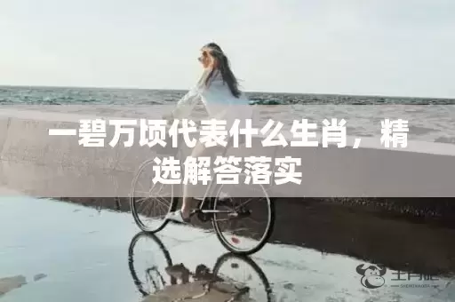一碧万顷代表什么生肖，精选解答落实插图