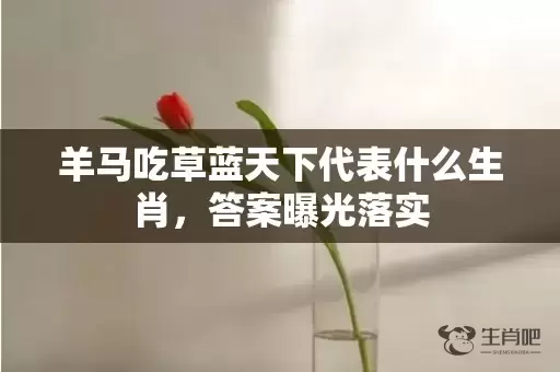 羊马吃草蓝天下代表什么生肖，答案曝光落实插图