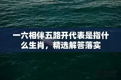 一六相伴五路开代表是指什么生肖，精选解答落实插图