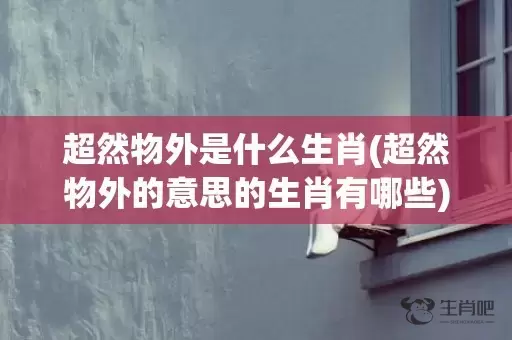 超然物外是什么生肖(超然物外的意思的生肖有哪些)(超然物外是什么意思啊)插图