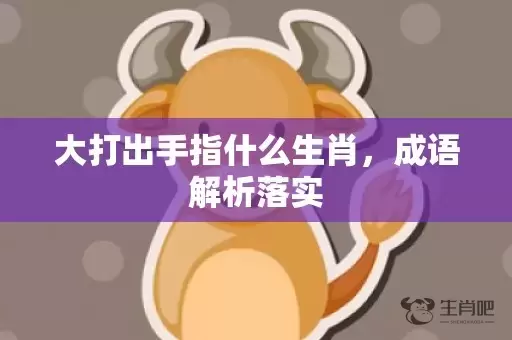 大打出手指什么生肖，成语解析落实插图